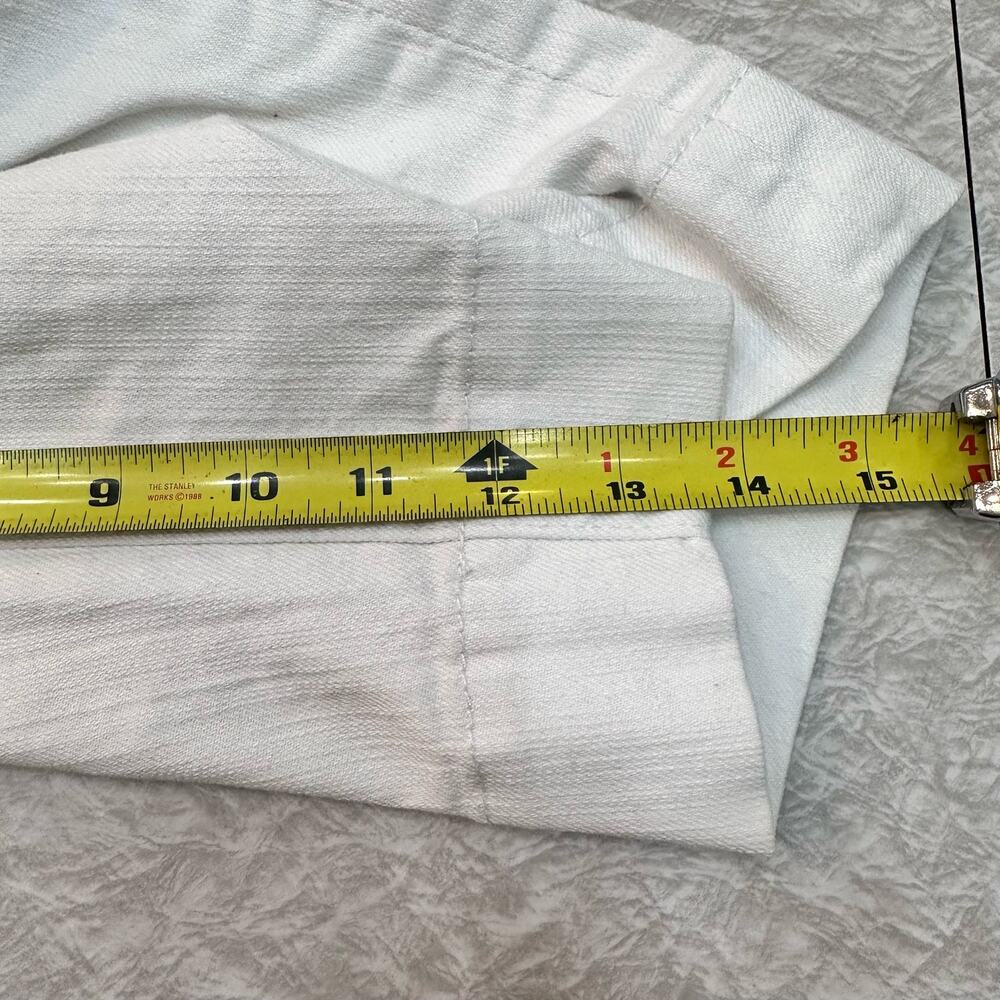 Kut from the Kloth Linen Look White Bermuda Shorts Size 6 - Picture 5 of 15
